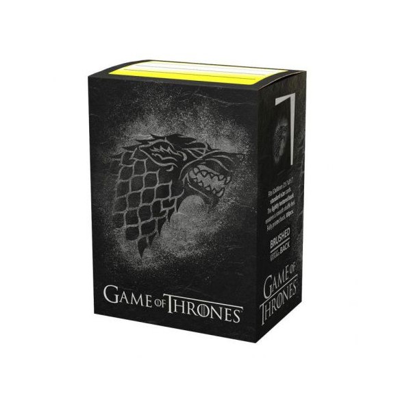 100 card protectors Game of Thrones - house Stark- Art Sleeves Dragon Shield