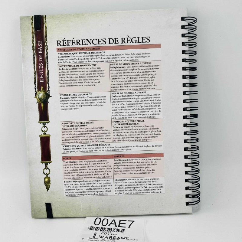 Manuel du Général : Batailles Rangées 2023-24 FR