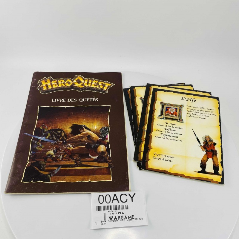 Boîte Complète Héro Quest FR MB 1989