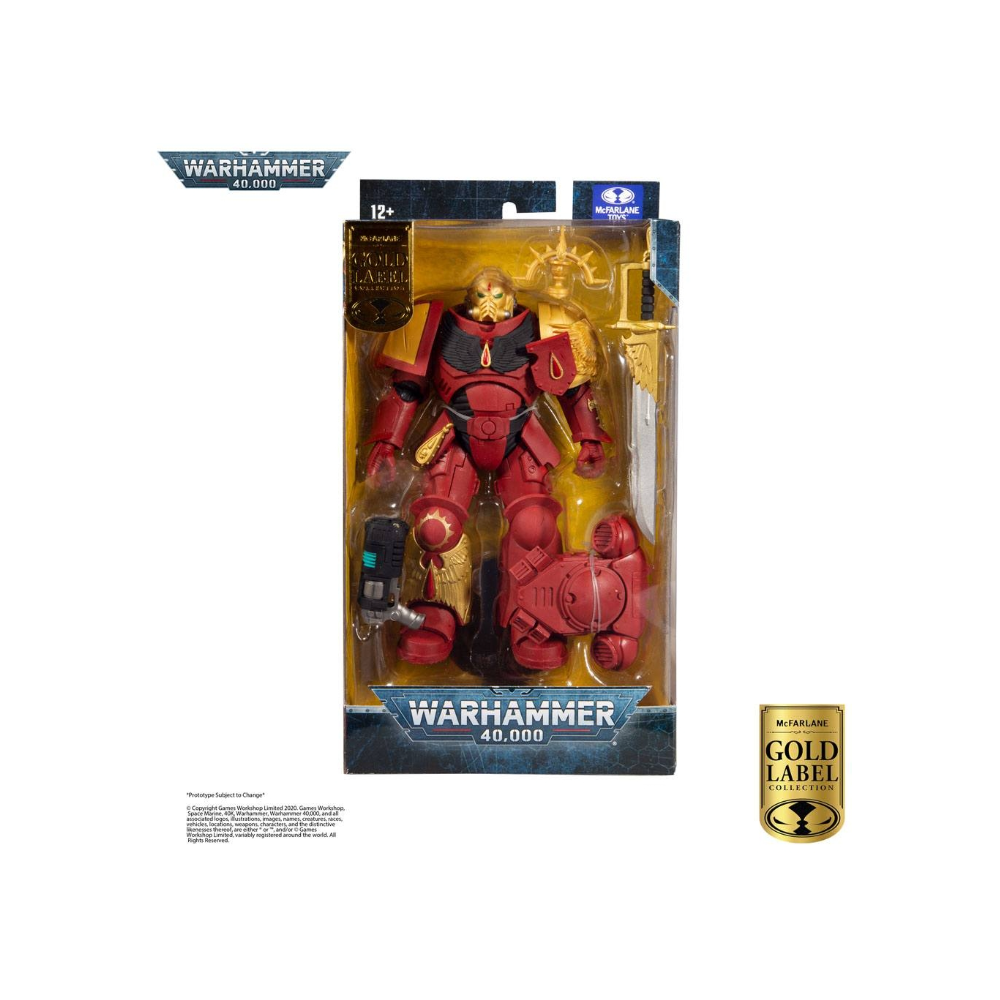 McFarlane Toys 7" Figure: Blood Angels Primaris Lieutenant (Gold Label Collection)