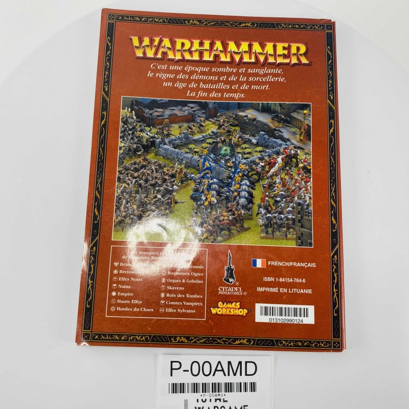 Livre de règle Warhammer le jeu des batailles fantastiques 2006 FR