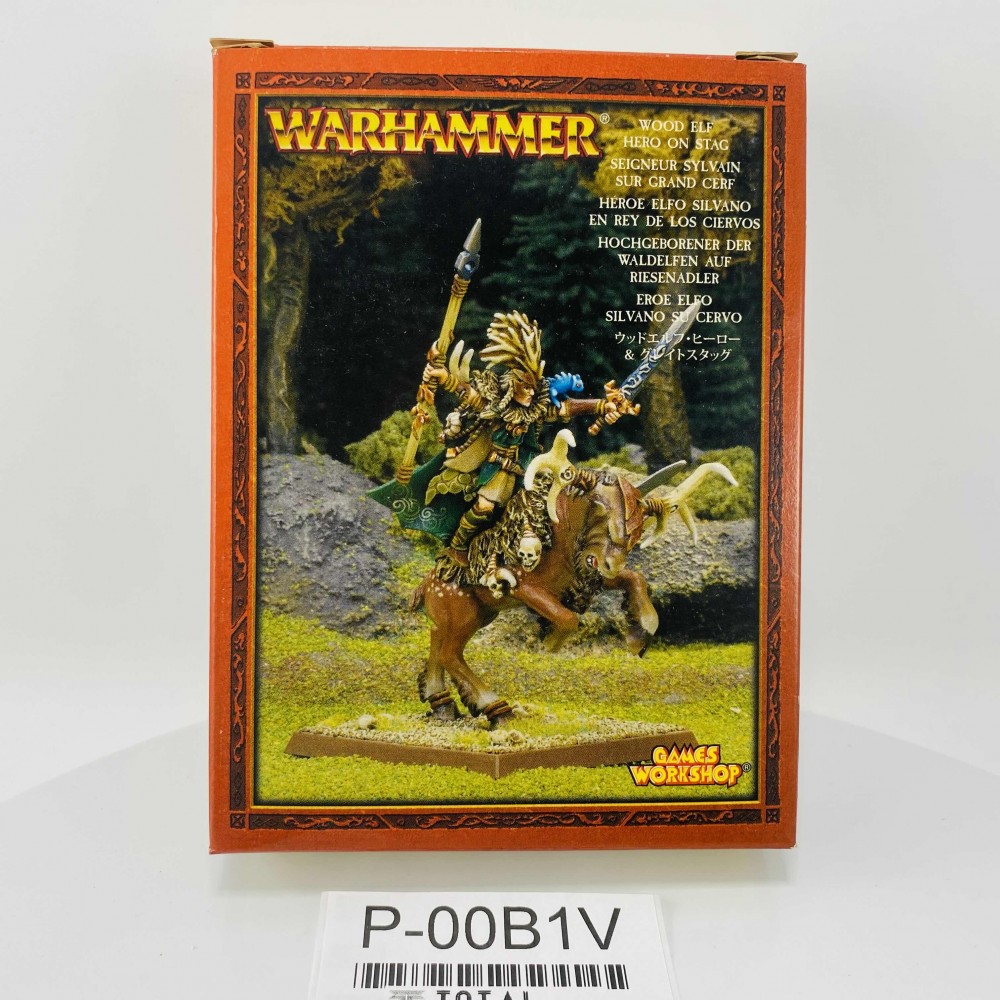 Wood Elf Hero on Stag box