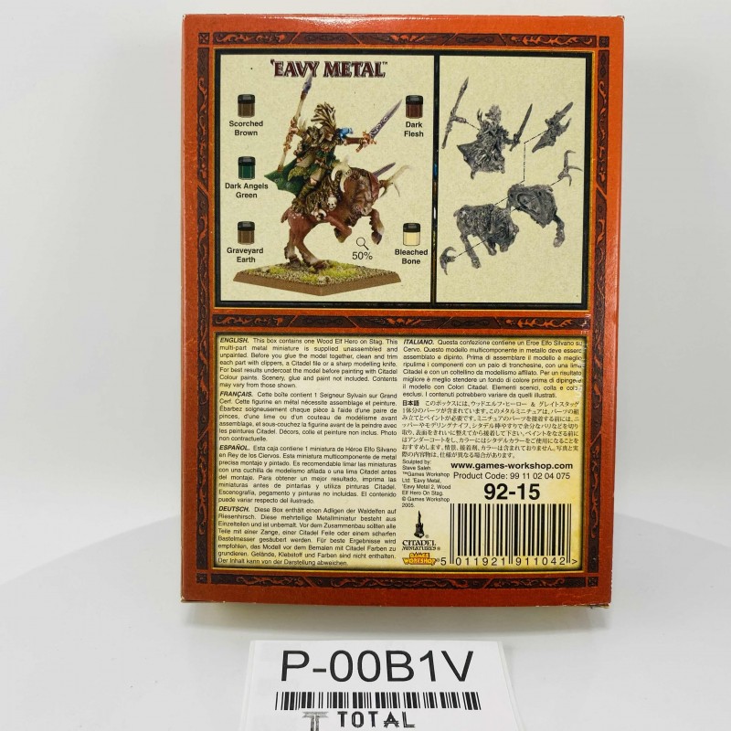 Wood Elf Hero on Stag box