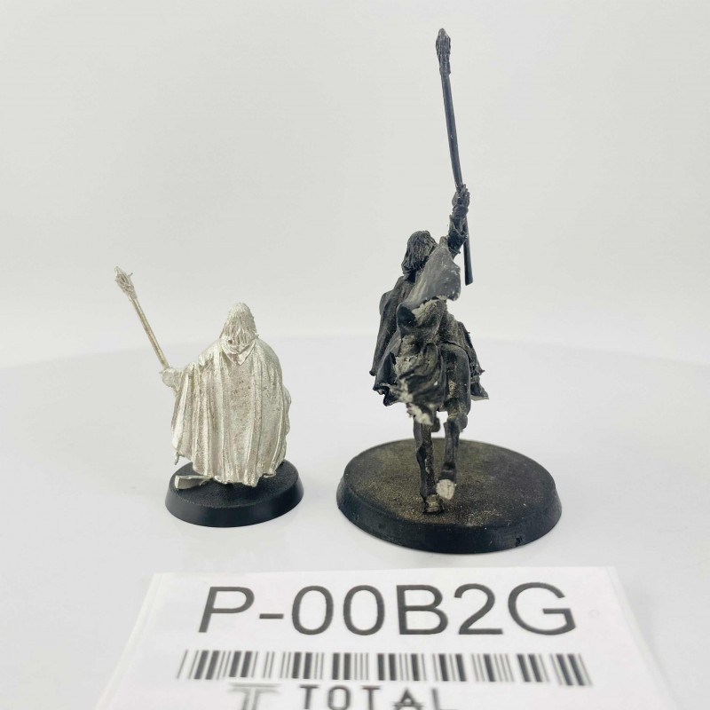 Gandalf le blanc monté & à pied