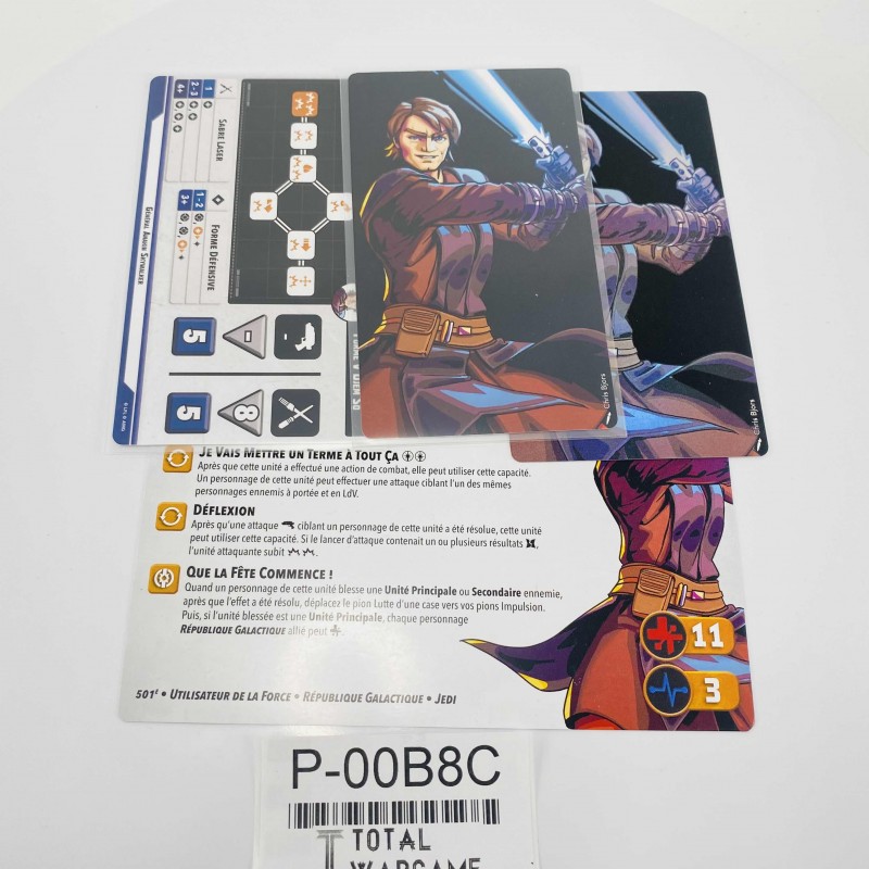 Général Anakin Skywalker + Cartes FR