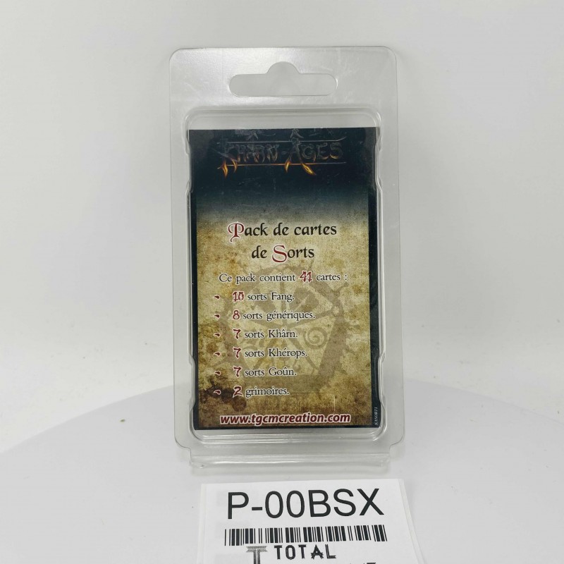 Pack de cartes de Sorts