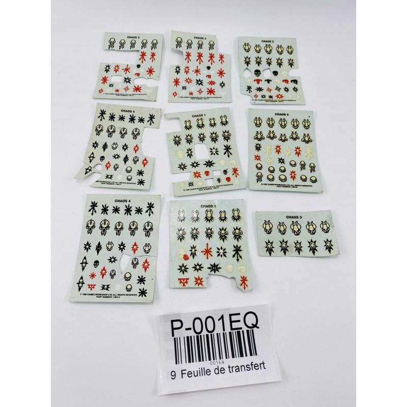 Feuille de transfert