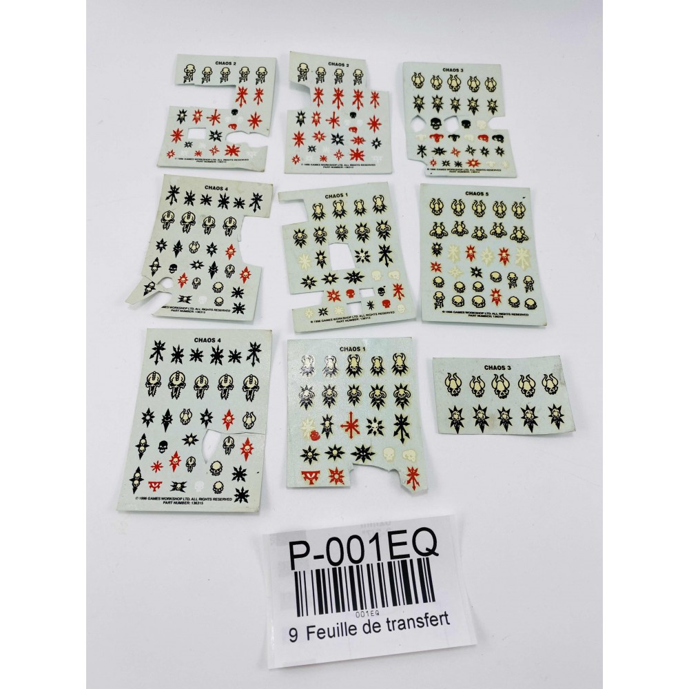 Feuille de transfert