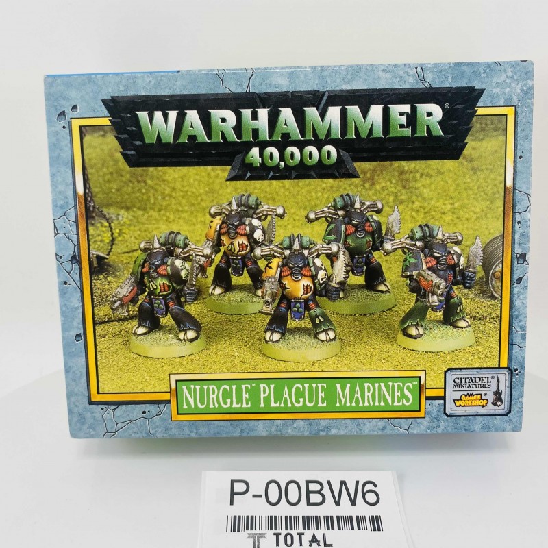 x5 Nurgle Plague Marines boîte