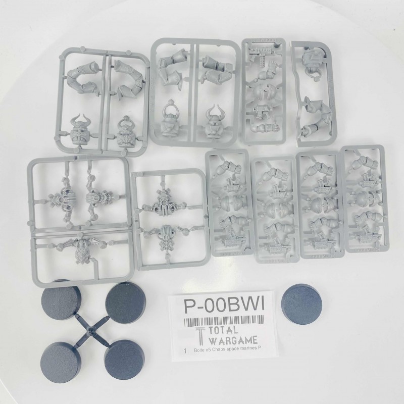 x5 Chaos space marines box