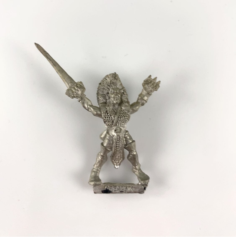 Figurine Warhammer Elfes Noirs Maraudeur En Métal - Occasion, Pour Batailles Fantastiques
