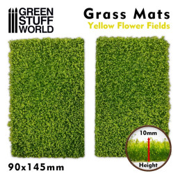 Grass Mats 90x145mm Yellow...