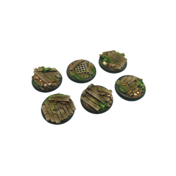 B00642 Wood Bases, WRound...