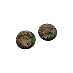 B00643 Wood Bases, WRound...