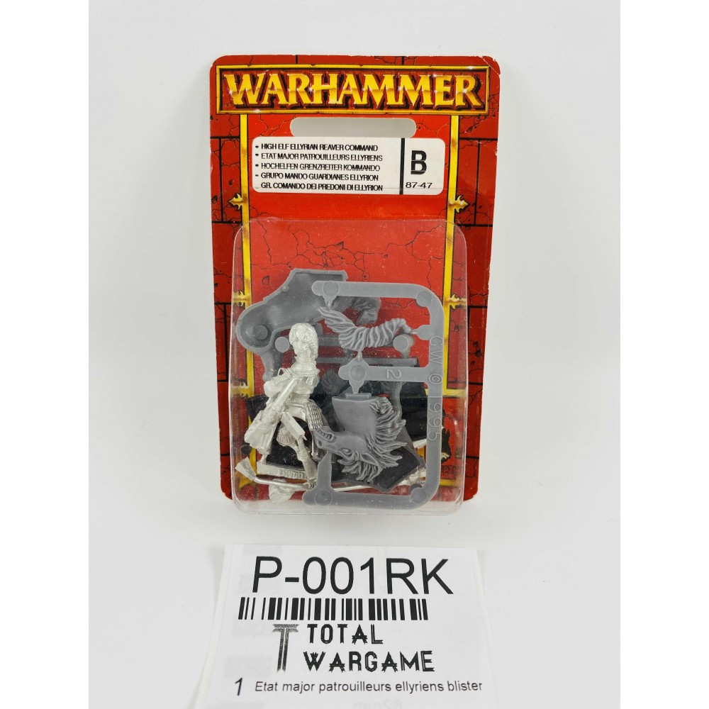 Etat major patrouilleurs ellyriens blister