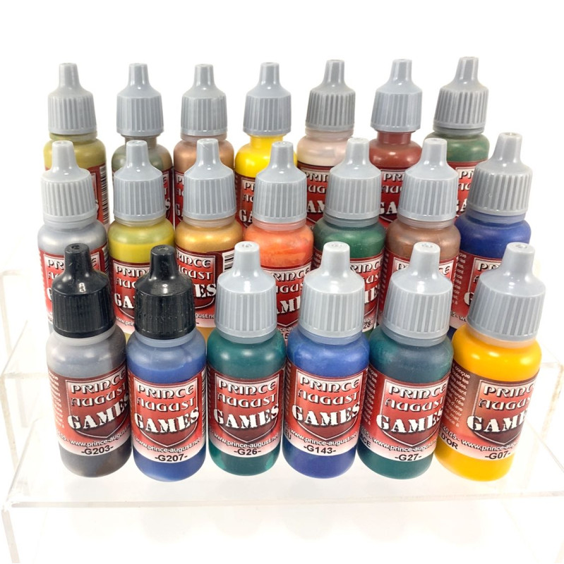 lot de 20 pots acrylique Games