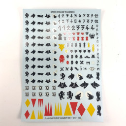 Feuille de transfert space wolves