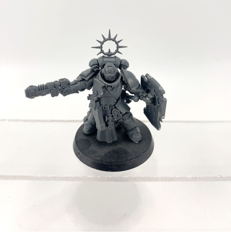 Space Marines Lieutenant With Storm Shield