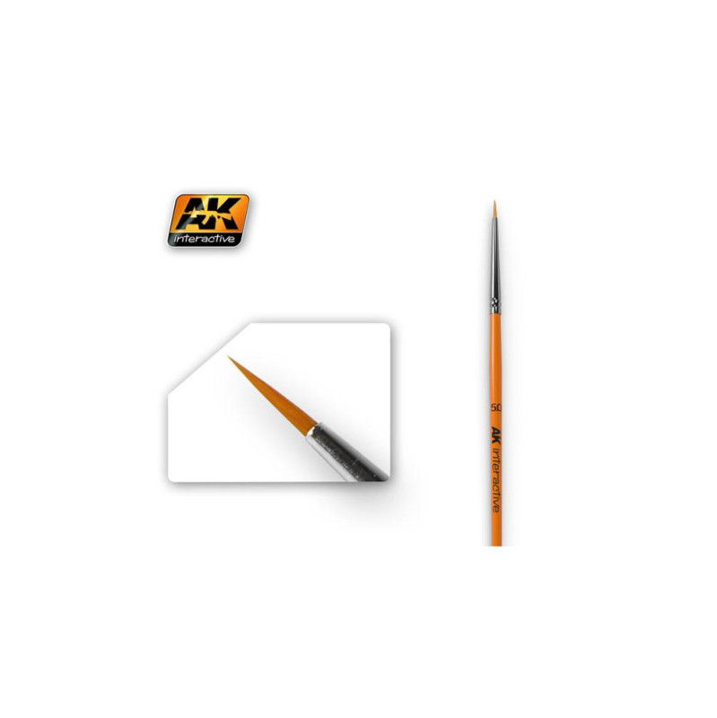 AK interactive PINCEAU 600 PINCEAU SYNTHÉTIQUE 5/0