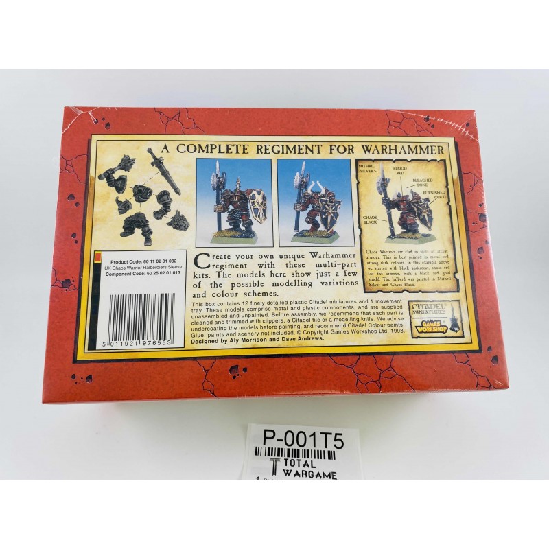 Régiment guerriers hallebardiers boîte scellée