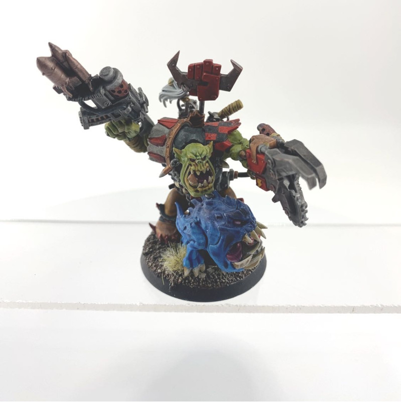 Ork warboss with attack squig