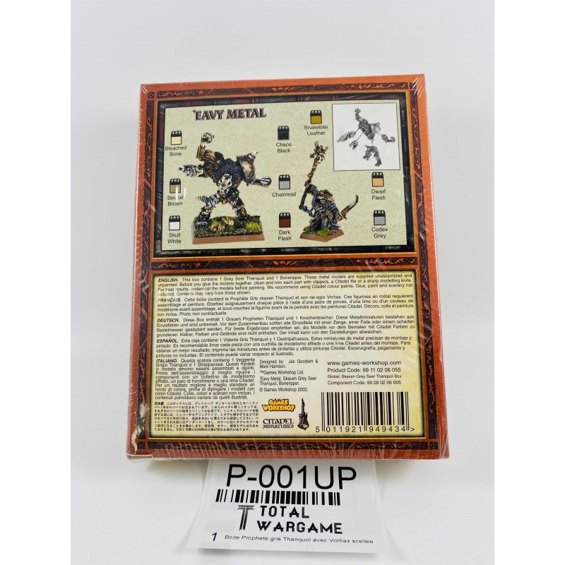 Boîte Prophète gris Thanquol avec Vorhax scellée