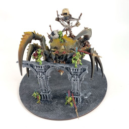 Arachnarok Spider with Spiderfang Warparty