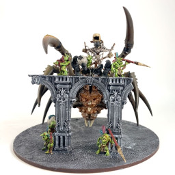 Arachnarok Spider with Spiderfang Warparty