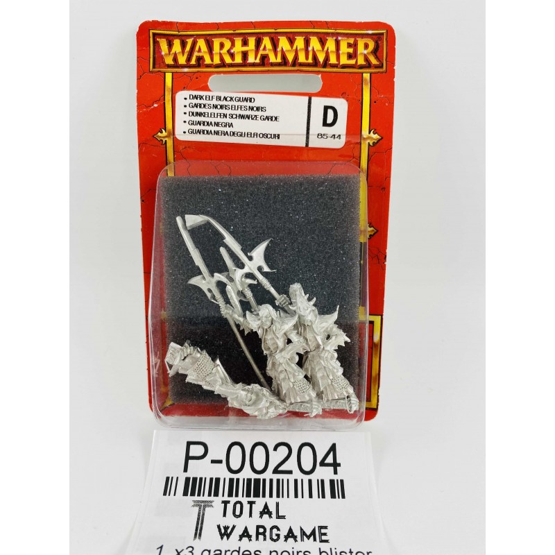 x3 gardes noirs blister