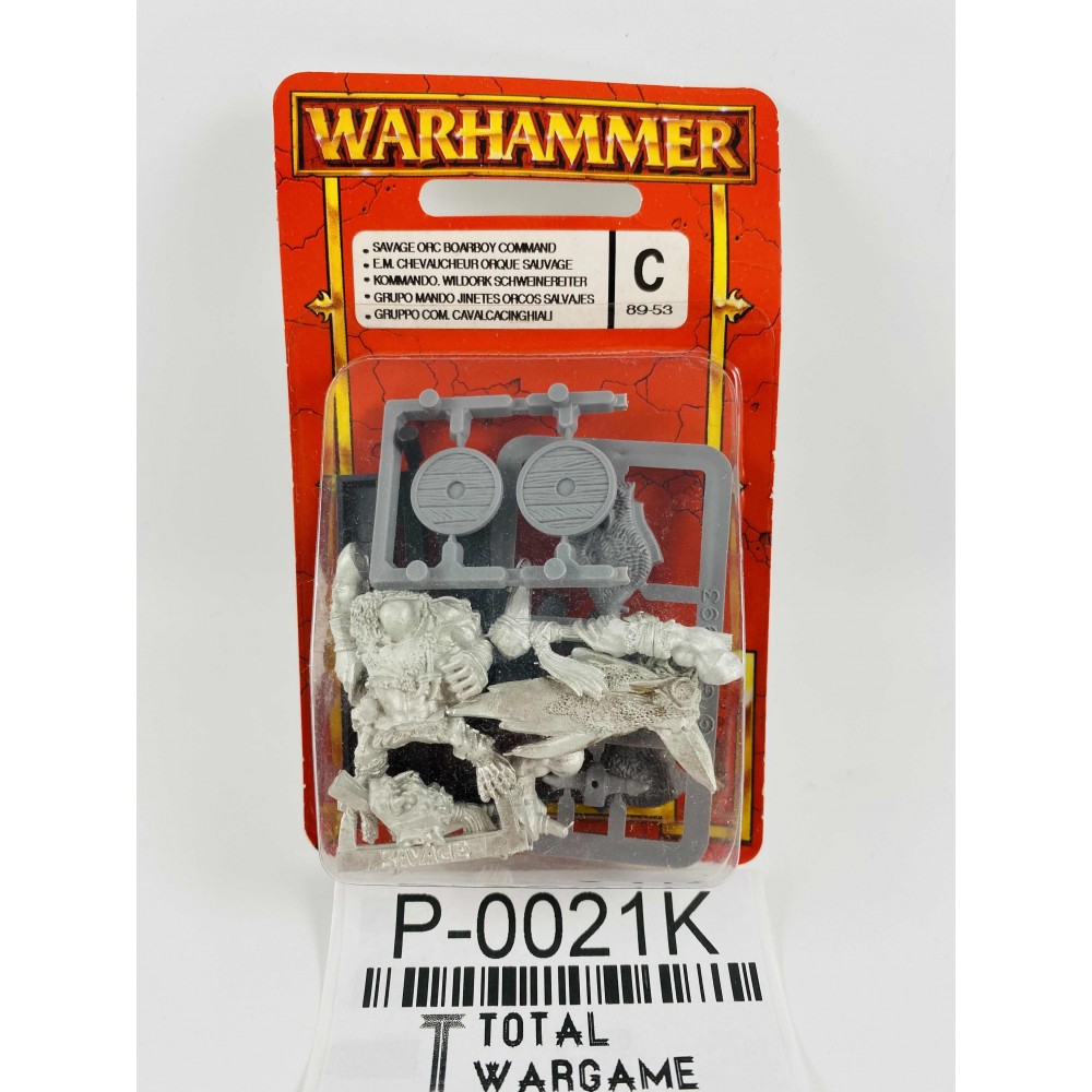 Etat major Chevaucheur orques sauvages blister