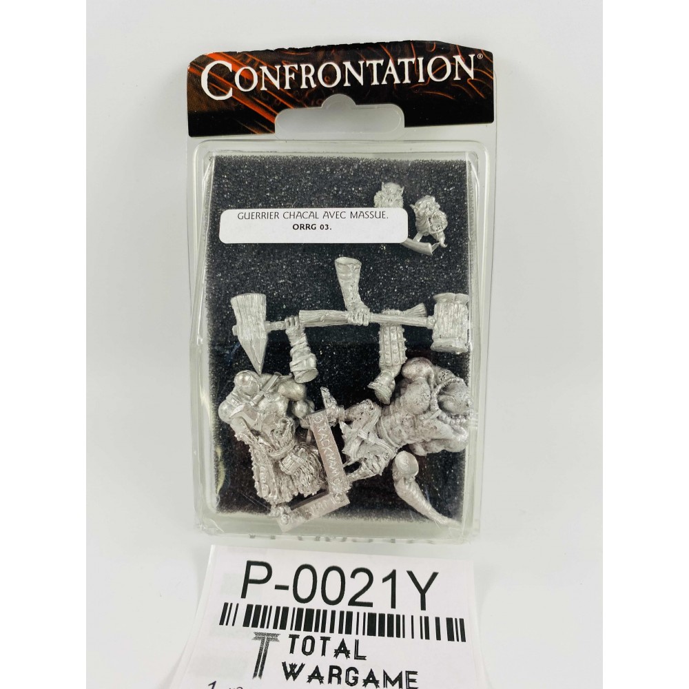 x2 guerriers chacal avec massue blister