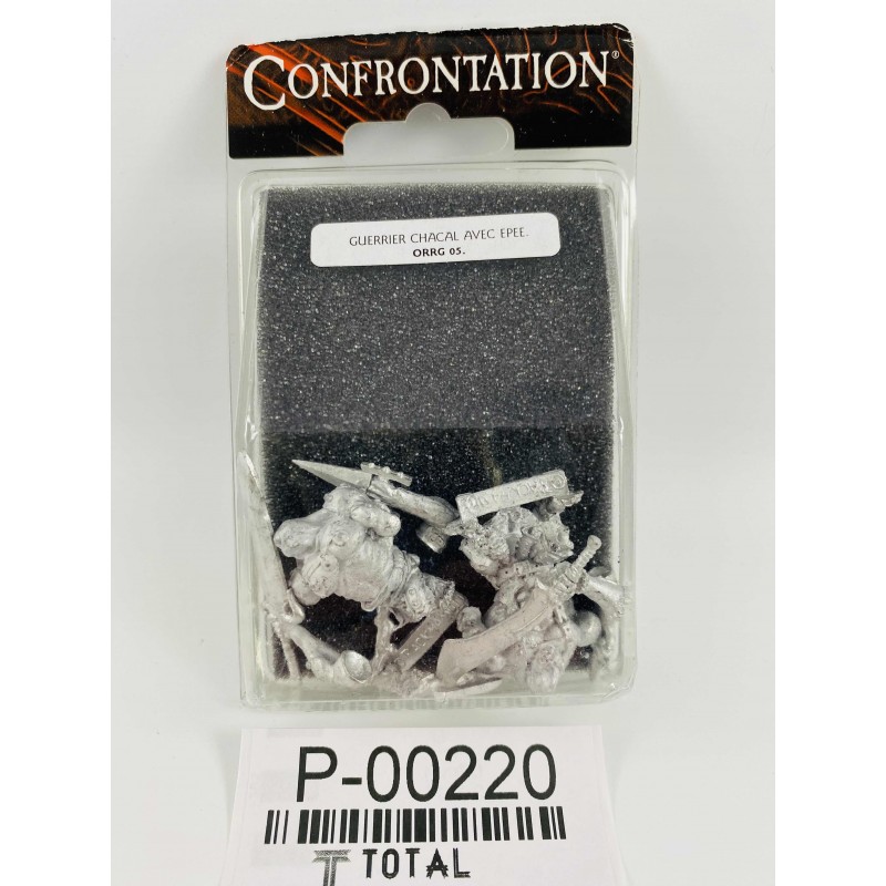 x2 guerriers chacal avec épée blister