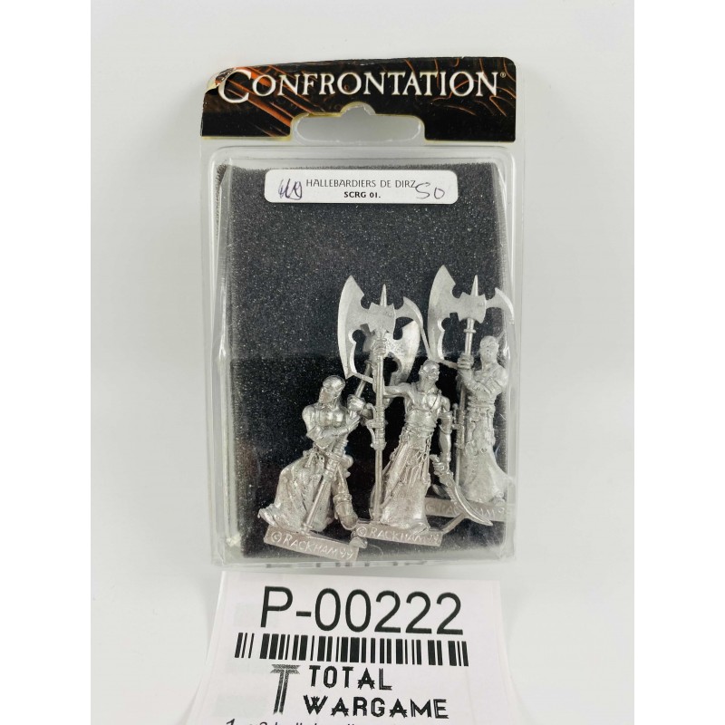 x3 hallebardiers de Dirz blister