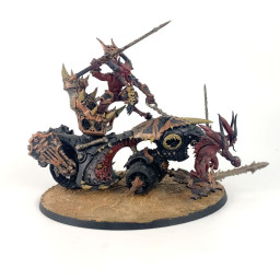 Rendmaster Herald of Khorne on Blood Throne