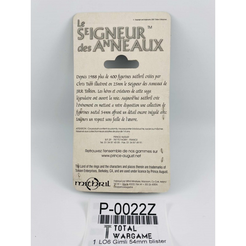 LO6 Gimli 54mm blister