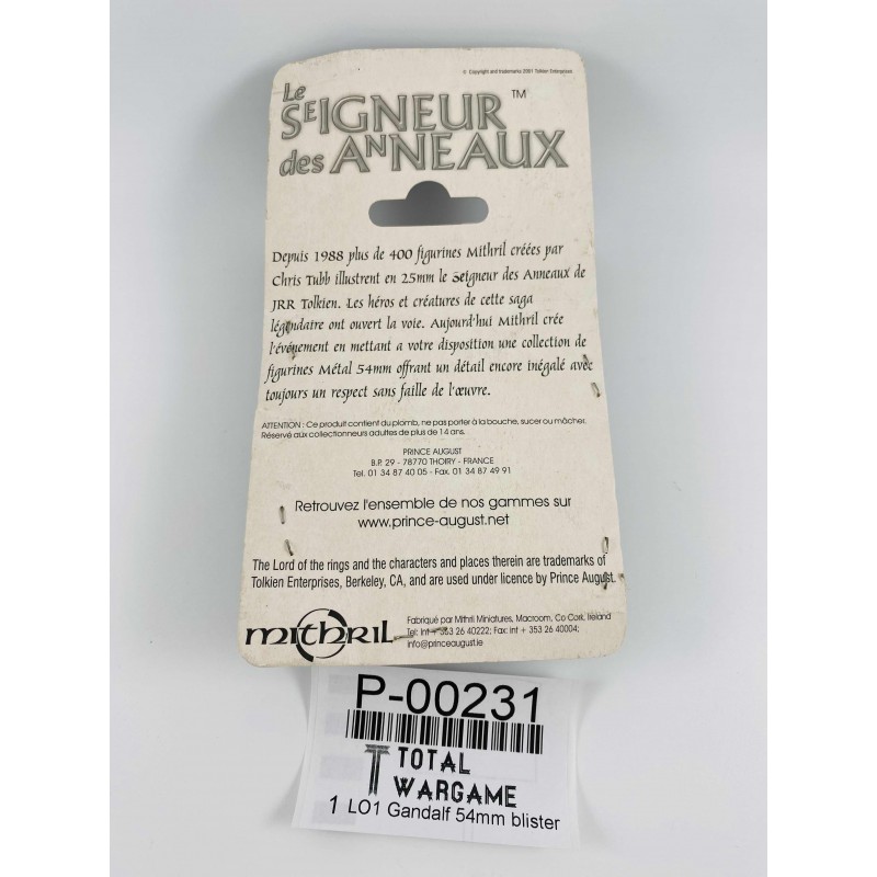 LO1 Gandalf 54mm blister