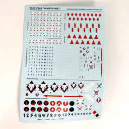 Feuille de transfert space wolves