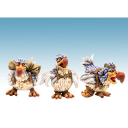 mercenaires - 3 dodos - Non monté, non peint