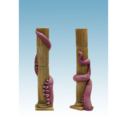 decors-et-accessoires - Colonnes ichtiennes - Non monté, non peint
