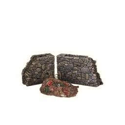 decors-et-accessoires - Mur en ruines - Non monté, non peint