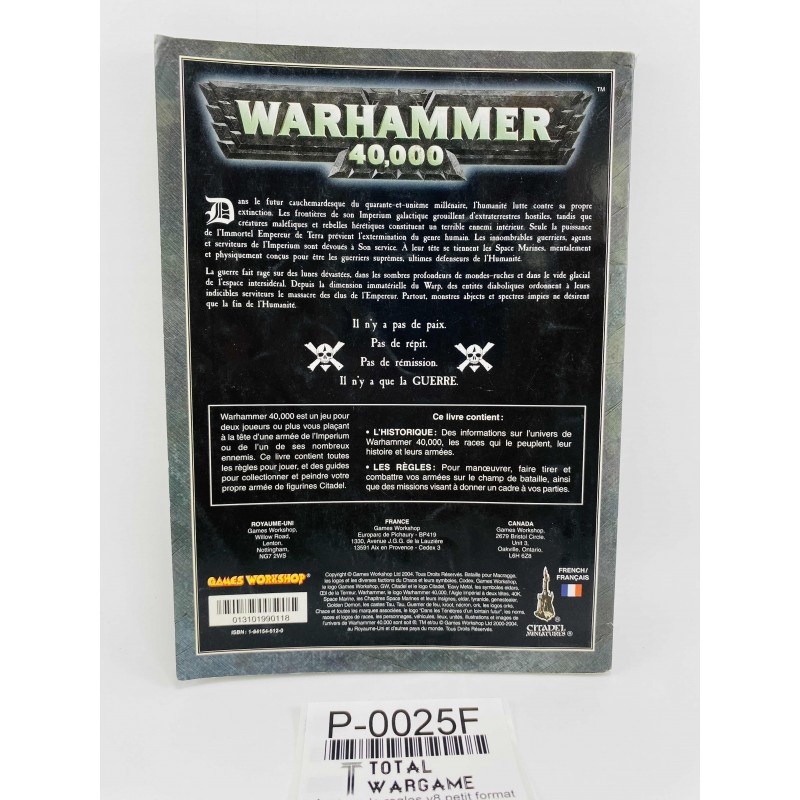 Livre de règles v8 petit format