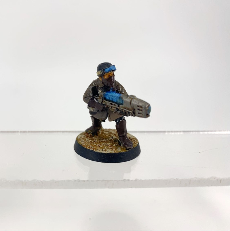 Steel Legion Guardsman With Plasma Gun