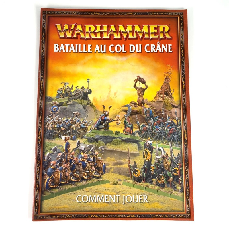 Rule book Warhammer le jeu des batailles fantastiques bataille au col du crâne FR