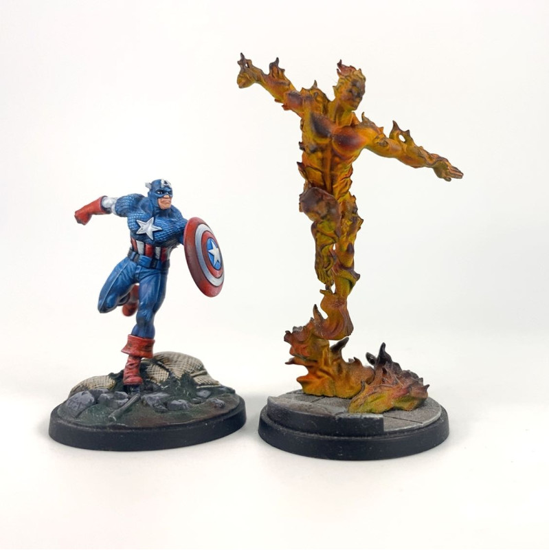 CP77 - Capitaine America et la Torche Humaine