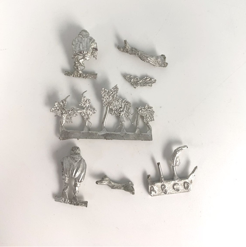 Figurine Sylvebarbe Métal Warhammer Le Seigneur Des Anneaux - P-00GWE