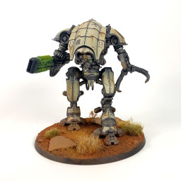 Mechanicum Knight Moirax with Volkite Veuglaire and Gyges Siege Claw
