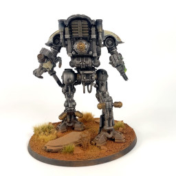 Mechanicum Knight Moirax with Volkite Veuglaire and Gyges Siege Claw
