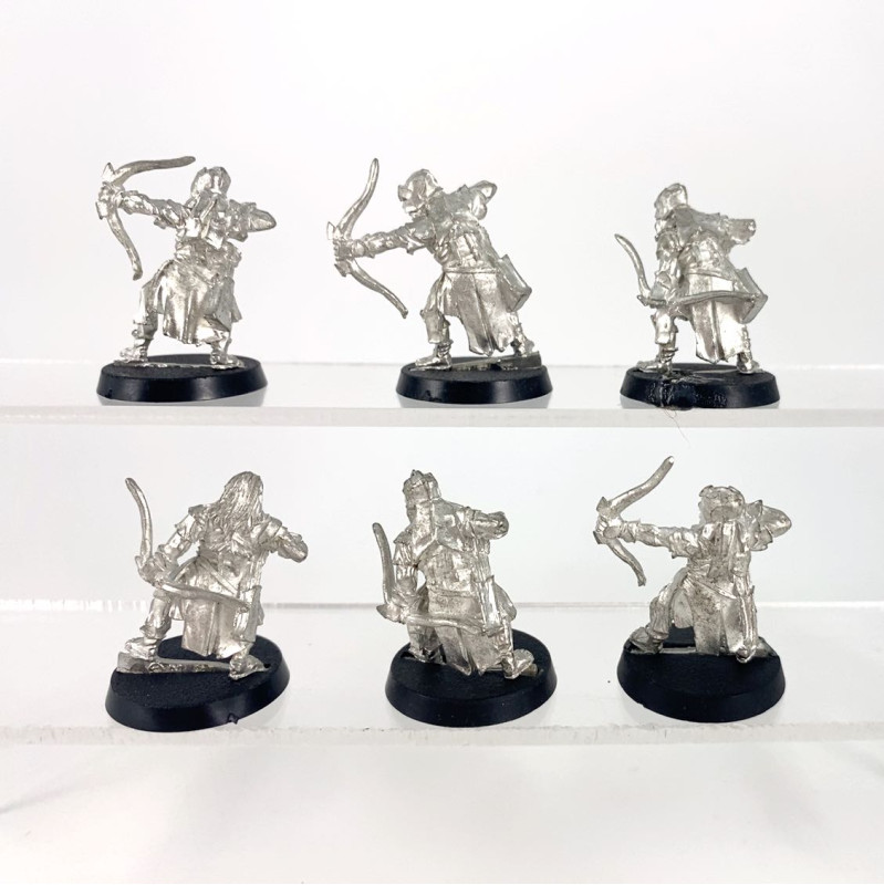 6 Archers Uruk-Haï En Métal - Warhammer Le Seigneur Des Anneaux - P-00IW7