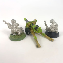 Cadian Lascannon Heavy Weapons Team
