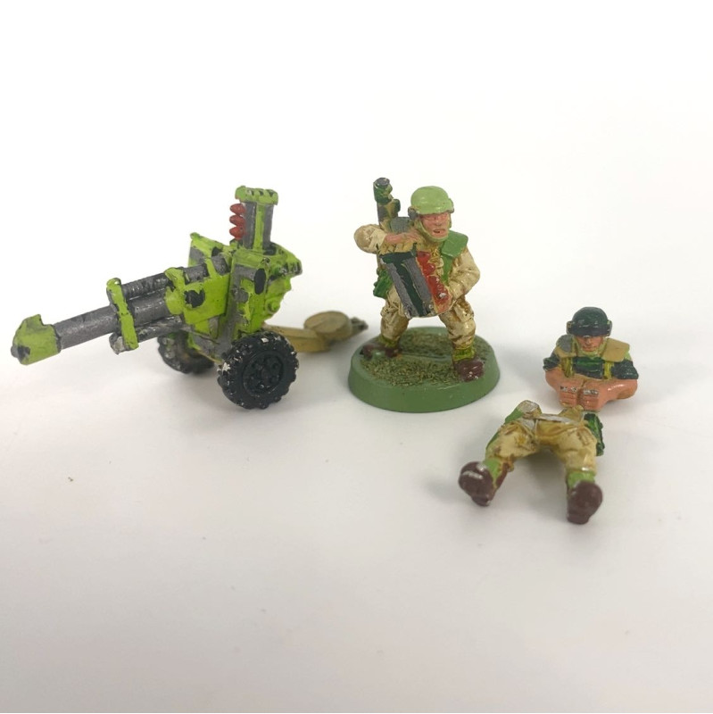 Cadian shock troops lascannon